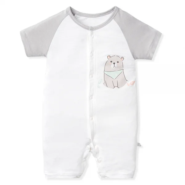 Body tính năng đùi vải modal Animo VĐ522032 (0-12M,Xám)