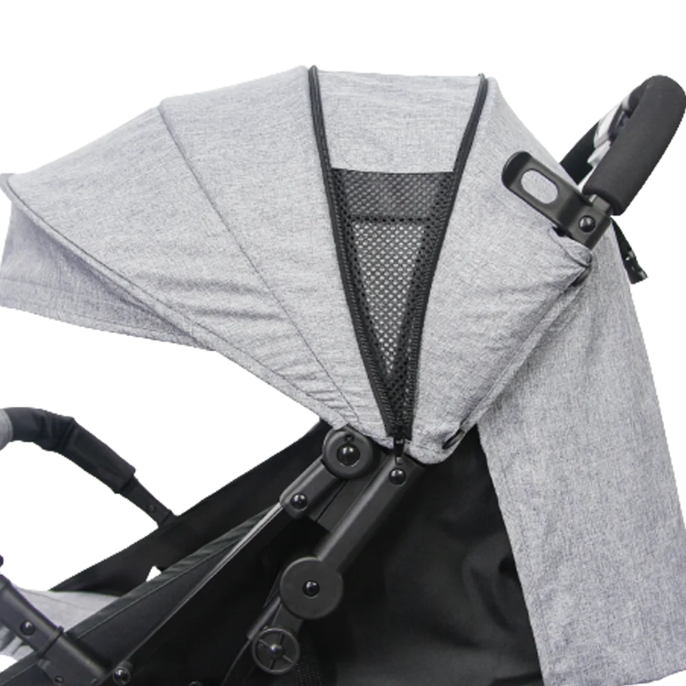 Xe đẩy du lịch gấp gọn tích hợp tay kéo Mastela HN-275 (màu ghi)