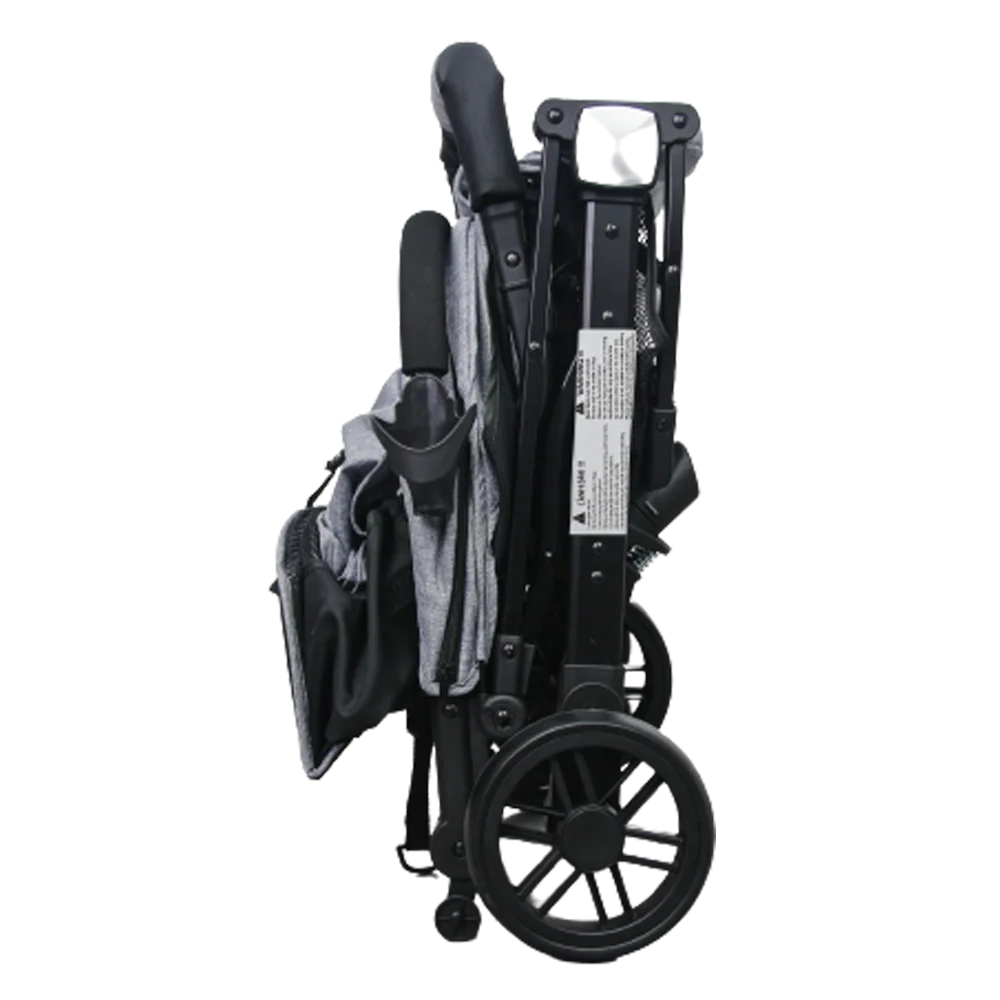 Xe đẩy du lịch gấp gọn tích hợp tay kéo Mastela HN-275 (màu ghi)