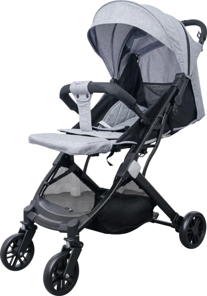 Xe đẩy du lịch gấp gọn tích hợp tay kéo Mastela HN-275 (màu ghi)