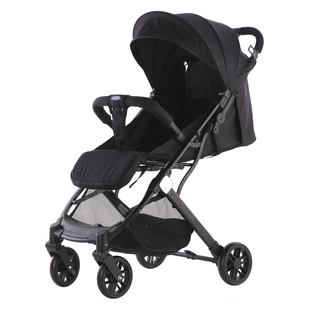 Xe đẩy du lịch gấp gọn tích hợp tay kéo Mastela HN-275 (màu đen)