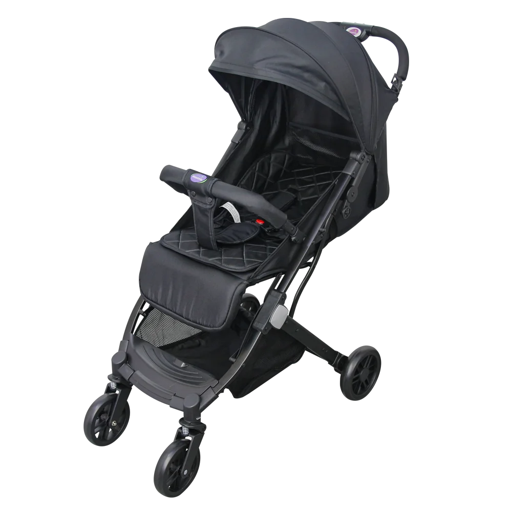 Xe đẩy du lịch gấp gọn tích hợp tay kéo Mastela HN-275 (màu đen)