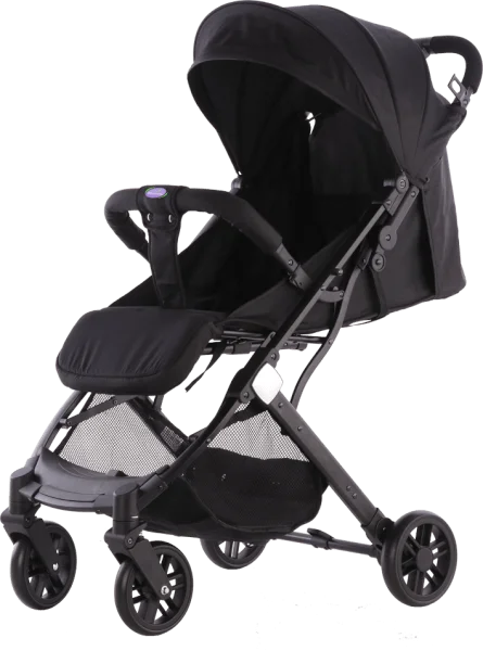 Xe đẩy du lịch gấp gọn tích hợp tay kéo Mastela HN-275 (màu đen)