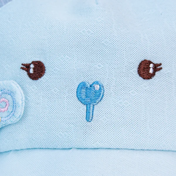 Nón lưỡi trai khăn voan bé trai Animo A2303_MN008 (46cm, Xanh)