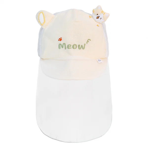 Nón lưỡi trai khăn voan bé trai Animo A2303_MN006 (48cm, Vàng)