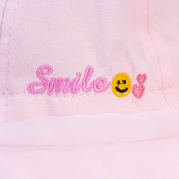 Nón vành tròn khăn voan bé gái Animo A2303_MN002 (48cm, Hồng)