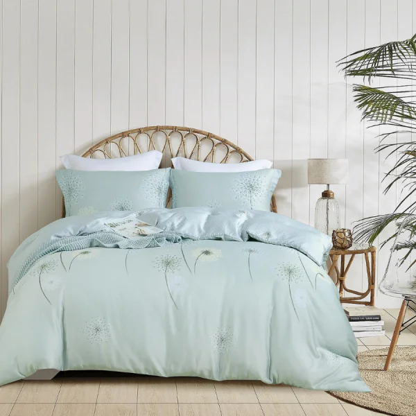 Bộ 6 món drap, áo gối và mền chần NIN Tencel 800 TC B2201_NH025 (160x200+35cm)