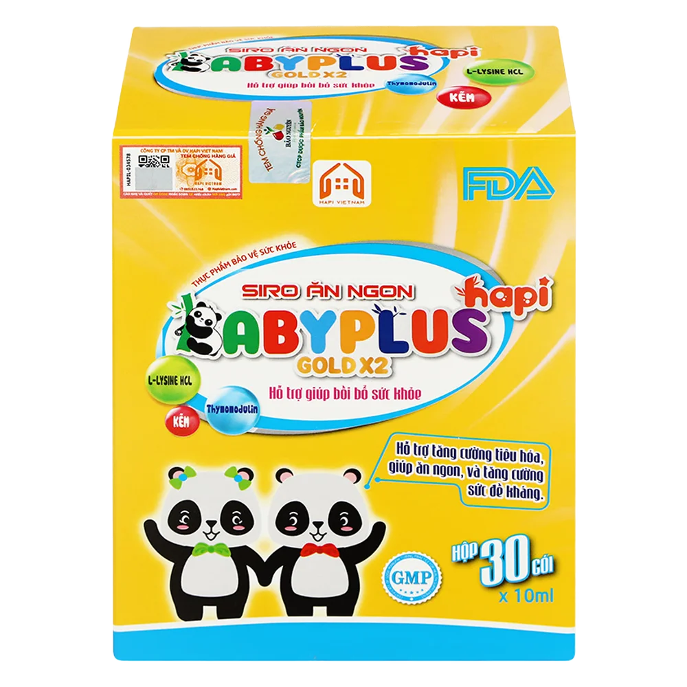 Siro ăn ngon Babyplus Hapi Gold X2