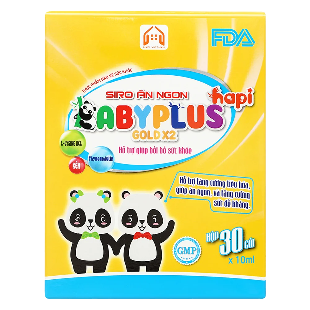 Siro ăn ngon Babyplus Hapi Gold X2
