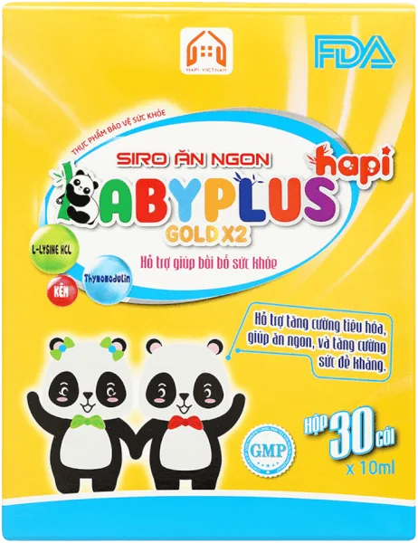 Siro ăn ngon Babyplus Hapi Gold X2