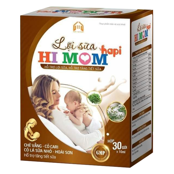 Lợi sữa Hi Mom Hapi (hộp 30 gói)