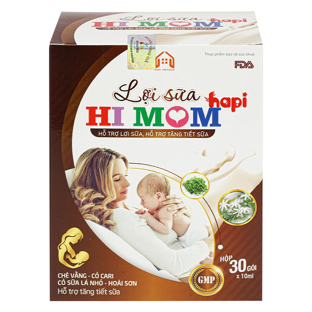 Lợi sữa Hi Mom Hapi (hộp 30 gói)