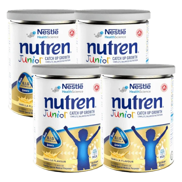 Combo 4 Sữa Nutren Junior 850g (1-12 tuổi)