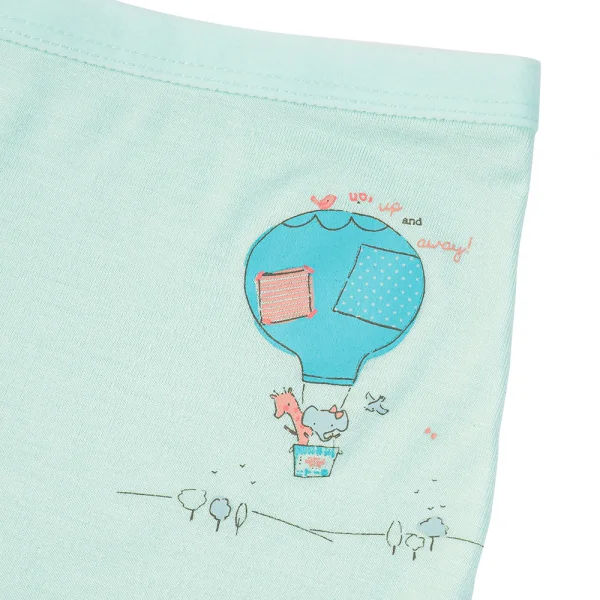 Bộ 3 quần lót bé gái đùi Animo VĐ223006 (2-6Y,Nhiều màu)