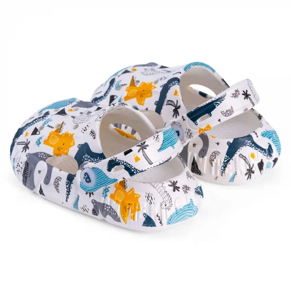 Dép sục bé trai Animo A2303_JK001 (19-25,Trắng)