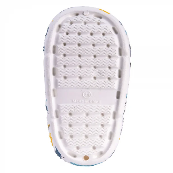 Dép sục bé trai Animo A2303_JK001 (19-25,Trắng)
