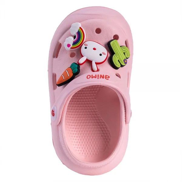 Dép sục bé gái Animo A2303_JK003 (17-23,Hồng)