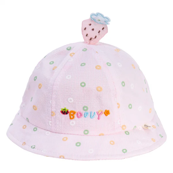 Nón em bé gái vành tròn Animo A2303_JK031 (46cm,Hồng)