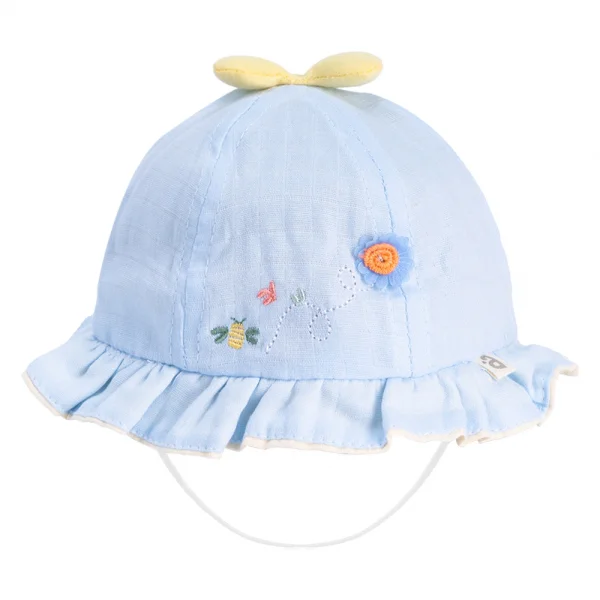 Nón em bé gái vành tròn Animo A2303_JK028 (46cm,Xanh)