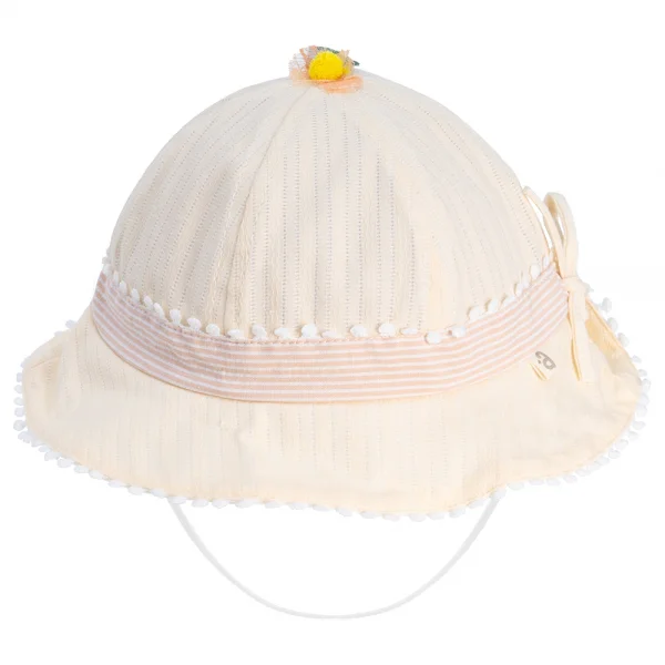 Nón vành tròn bé gái Animo A2303_JK018 (50cm,Vàng)