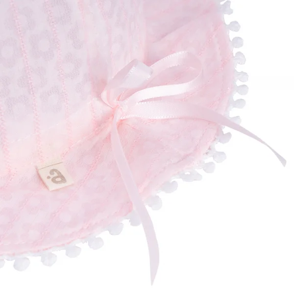 Nón vành tròn bé gái Animo A2303_JK017 (48cm,Hồng)