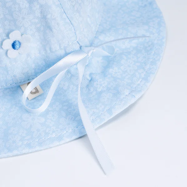 Nón vành tròn bé gái Animo A2303_JK013 (50cm,Xanh)