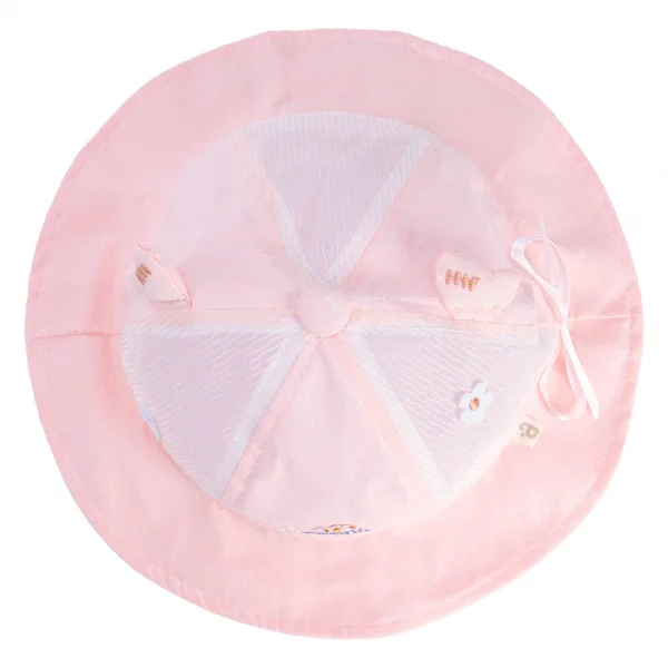 Nón vành tròn bé gái Animo A2303_JK013 (53cm,Hồng)