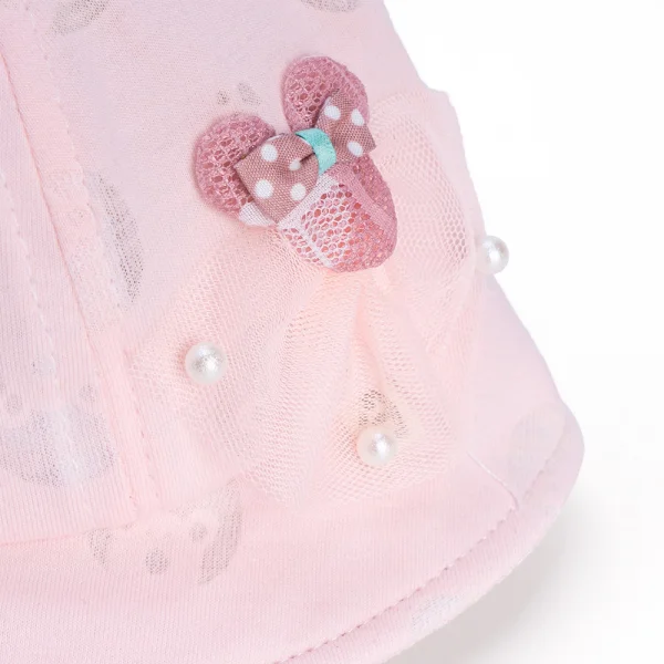 Nón vành tròn bé gái Animo A2303_JK012 (49cm,Hồng)