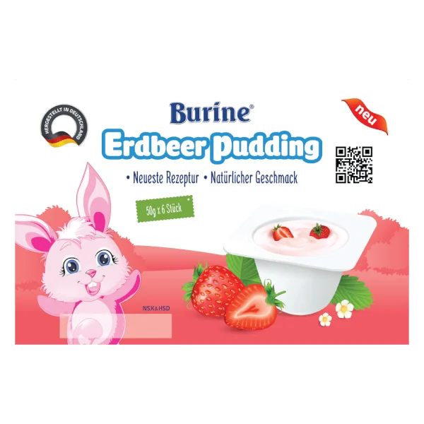 Burine Erdbeer Pudding (Burine Pudding Dâu)