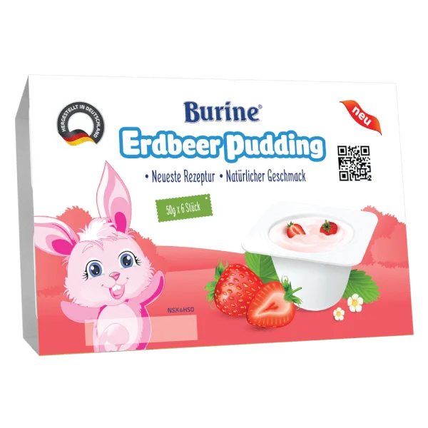 Burine Erdbeer Pudding (Burine Pudding Dâu)