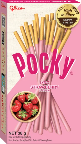 Bánh que Pocky vị dâu