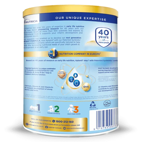 Sữa Aptamil số 1 900g (0-12 tháng)