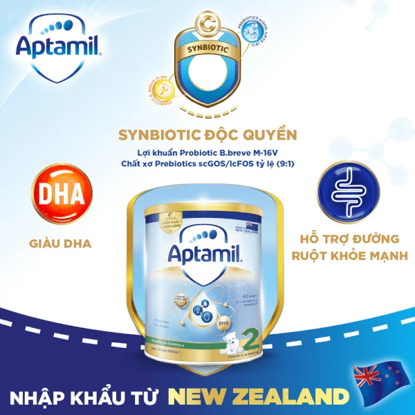 Sữa Aptamil số 2 900g (1-2 tuổi)