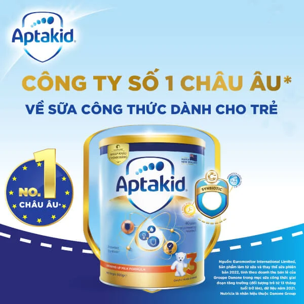 Sữa Aptakid số 3 900g (trên 2 tuổi)