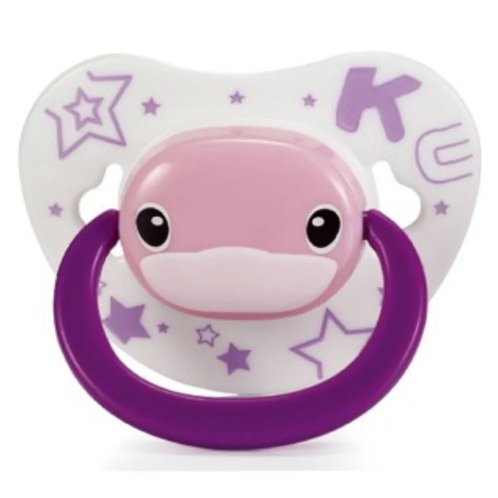 Ty giả cho bé bằng silicone (KU5512, 0 - 6M, Hồng)