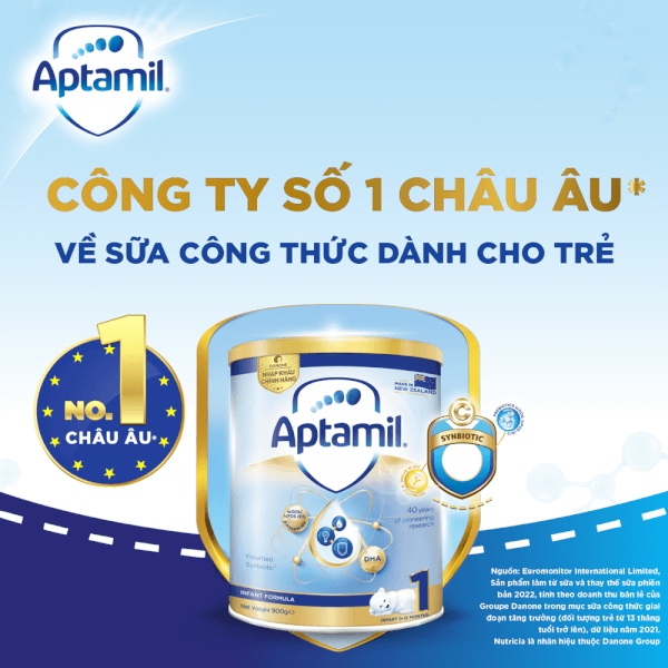 Sữa Aptamil số 1 380g (0-12 tháng tuổi)