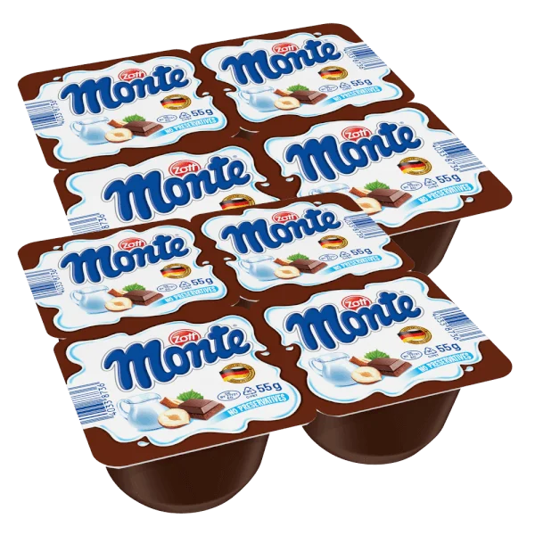 Combo 2 Váng sữa Zott Monte hương Sô cô la 4x55g