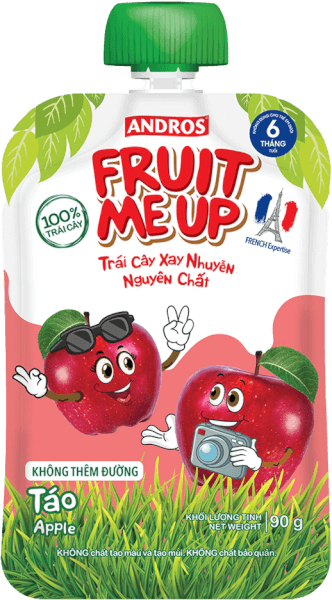 Trái Cây Xay Nhuyễn Nguyên Chất Fruit Me Up Táo