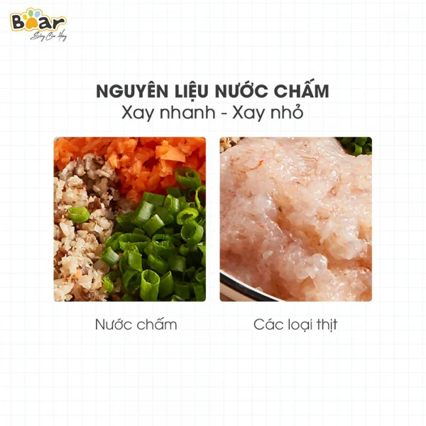 Máy xay đa năng Bear (QSJ-C04R8S)