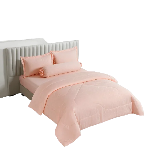 Bộ 5 món drap, áo gối và mền chần NIN Classic B2201_NH021 (180x200+30cm)