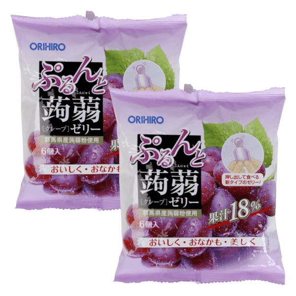 Combo 2 Thạch Orihiro vị nho, 120g