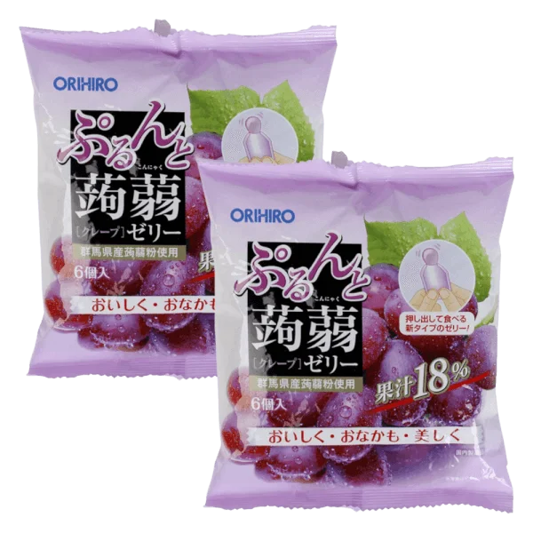 Combo 2 Thạch Orihiro vị nho, 120g