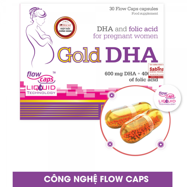 Viên uống Gold DHA hỗ trợ sức khỏe mẹ bầu & sau sinh