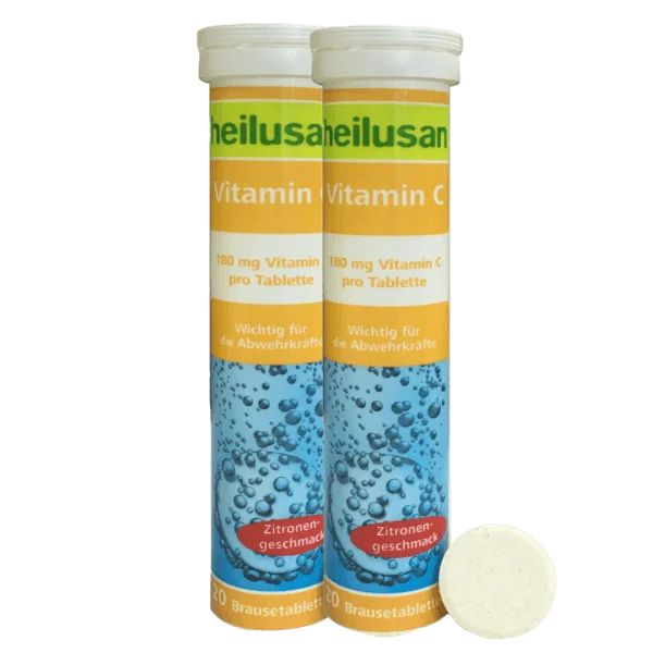 Combo 2 Viên sủi Heilusan Vitamin C (Tuýp 20 viên)