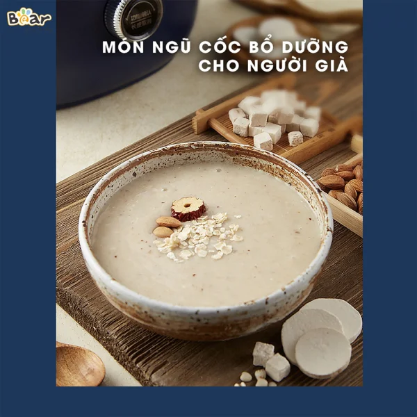 Máy xay nấu đa năng cách âm Bear (nấu sữa hạt, PBJ-B06S2)