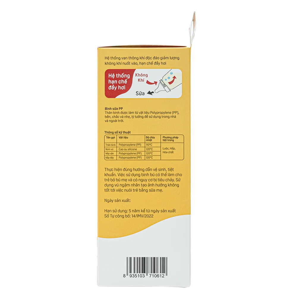 Bình sữa Pigeon Streamline 150ml (mẫu mới)