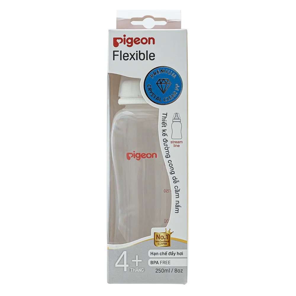 Bình sữa Pigeon Streamline 250ml (mẫu mới)