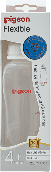 Bình sữa Pigeon Streamline 250ml (mẫu mới)