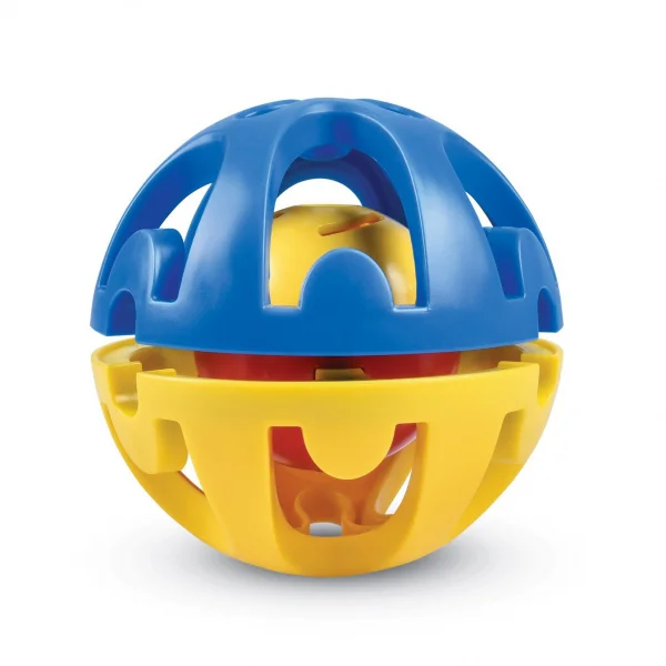 Xúc xắc vặn quả bóng luyện tay cho bé JS049065 (Xanh,Vàng)