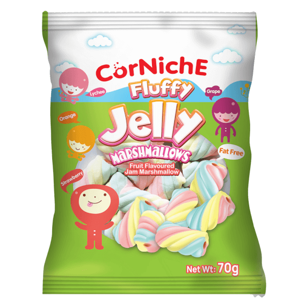 Kẹo Fluffy Jelly Marshmallow 70g